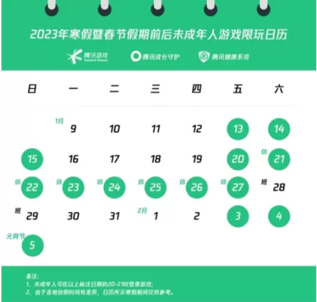 王者荣耀寒假未成年时间限制2023